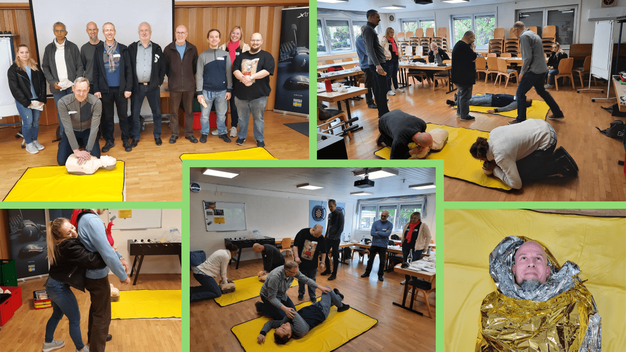 Erste Hilfe Kurs 2024 im PSV Mainz